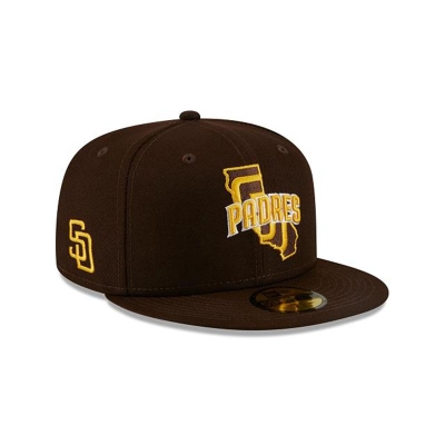 Sapca New Era San Diego Padres MLB Local 59FIFTY Fitted - Albastri